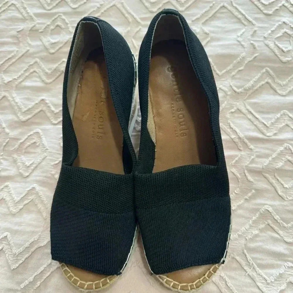 Gentle Souls Womens Elyssa Black Espadrilles Size 6 Medium SUPER COMFORTABLE - Picture 4 of 11